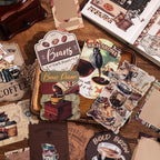 emmoolife Scrapbooking Supplies Kit, Coffee Vintage Aesthetic Scrapbook Kit - Image 7