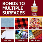 Aleene's Fabric Fusion Glue 8 fl oz, Permanent and Washable Adhesive, No-Sew - Image 7