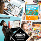 Dunwell Art Portfolio 8.5x11 Folder, Portfolio Binder - Image 5