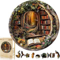 KAAYEE Wooden Puzzles for Adults, 3D Visual Effect Tree House Library Wooden by KAAYEEDirect