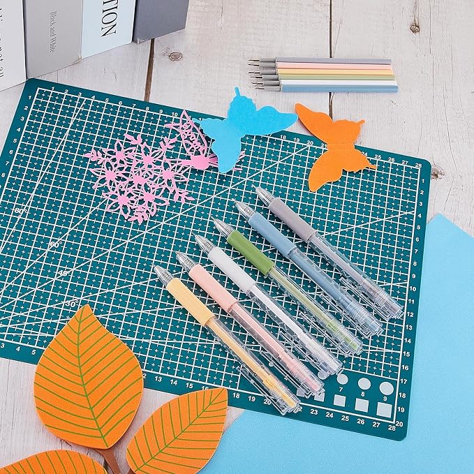 6 Pieces Art Cutting Tools Knife Pen Craft Paper Cutter Pen Carving Tools - Image 5