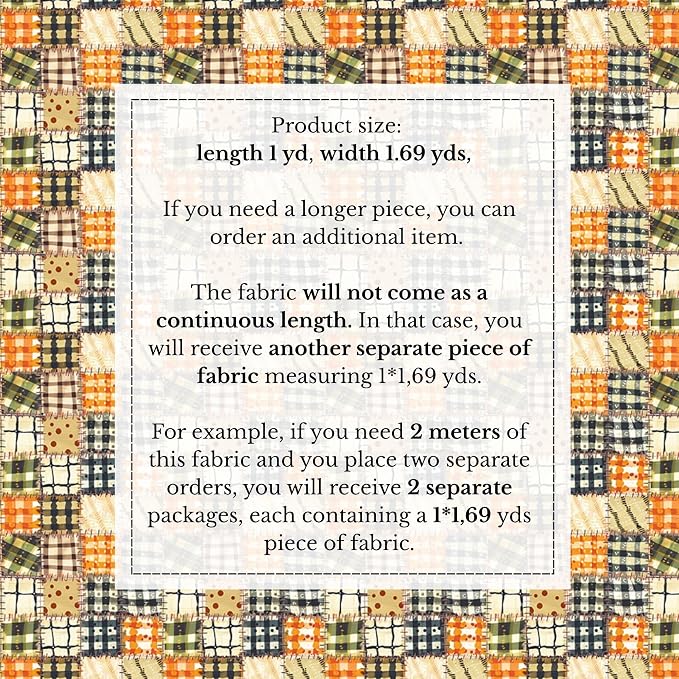 100% Cotton Fabric by the Yard – Turkish Quality Quilting & Sewing Fabric - Image 4