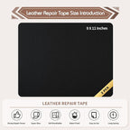 KING MOUNTAIN Leather Repair Patch, 2 Packs 9 x 11 Inches self Adhesive Leather - Image 4