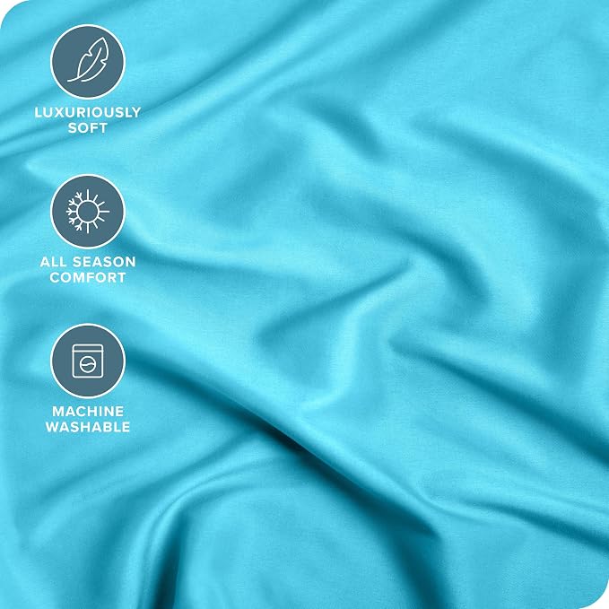 Bare Home Fitted Bottom Sheet Full Size - Image 2