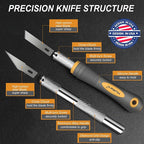 MulWark 136-Piece Precision Hobby Knife Set - Image 2