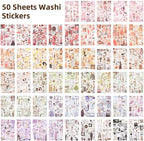 Vintage Washi Stickers for Scrapbooking, Scrapbook Stickers for Junk Journals - Image 3