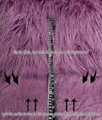 Fabric Empire 2.3oz Faux Fur Curly Yak Fabric 3.5" Long Pile Japanese Yarn/Sold - Image 2