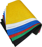 Allgala Jumbo Glitter EVA Foam Sheets 10 Pack 16x24 inch Paper Sheets-Assorted by Allgala