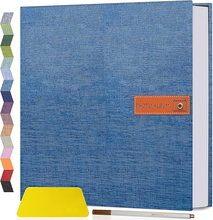 Popotop Large Photo Album Self Adhesive 4x6 5x7 8x10 Scrapbook Album DIY by Popotop