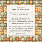 Sunny Garden Patchwork Cotton Fabric Panel 61 x 36.6 Inches, Floral Rustic - Image 6