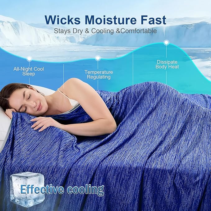KMUSET Cooling Blanket Twin XL, Double Sided Summer Cooling Blankets - Image 4