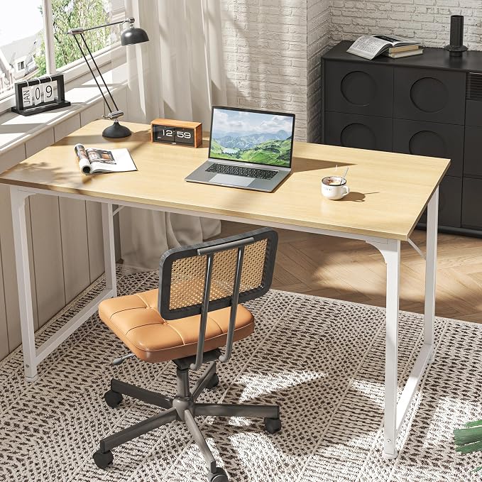 Huuger Computer Desk, 48 Inch Office Desk, Gaming Desk - Image 6