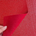 Jtnohx Glitter Felt Fabric, 8 x12 inches Felt Square Glitter - Image 3