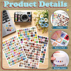 2608Pcs Magazine Letter Stickers - Image 3