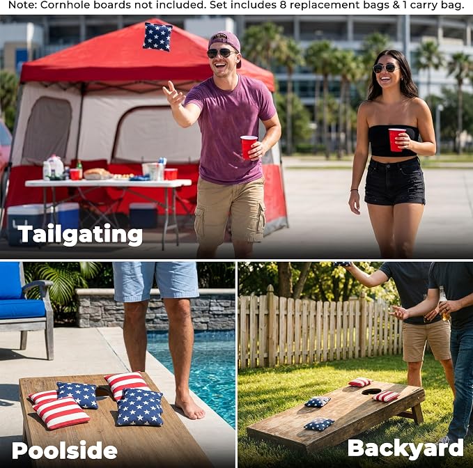 SPORT BEATS Cornhole Bags Set of 8 - Image 5