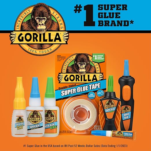 Gorilla Super Glue Tape, Double Sided, High Tack, 5/8in x 20ft - Image 6