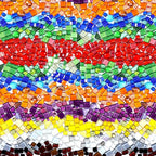 3200 Pcs Colorful Irregular Crystal Mosaic Tiles, 6.6lb Tiny Mosaic Tile DIY - Image 9