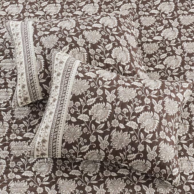 Levtex Home Adare Cocoa Reversible Twin/Twin XL Quilt Set - Image 5