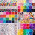 HardyGuo 6 box pony beads kit kandi 6x9mm Kandi Beads by Unknown