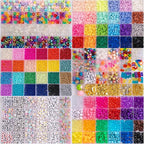 HardyGuo 6 box pony beads kit kandi 6x9mm Kandi Beads by Unknown