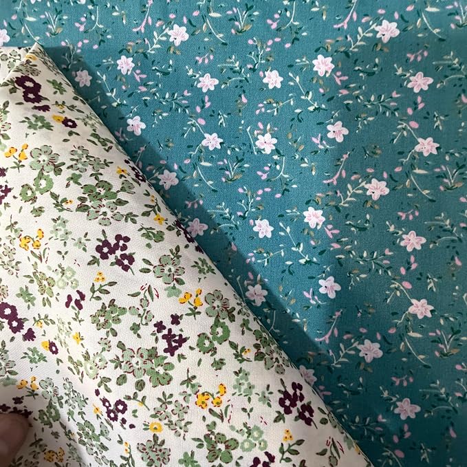 Cotton Fabric DIY Making Supplies Quilting Patchwork Fabric Fat Quarter Bundles - Image 3