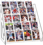 CELSOL Elevated 5 Tier Clear Acrylic Card Display Stand by Unknown