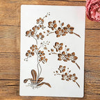 TIAMECH A4 Reusable Orchid Stencil by TIAMECH