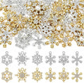 Landical 50 Pcs Winter Snowflake Charms by Landical
