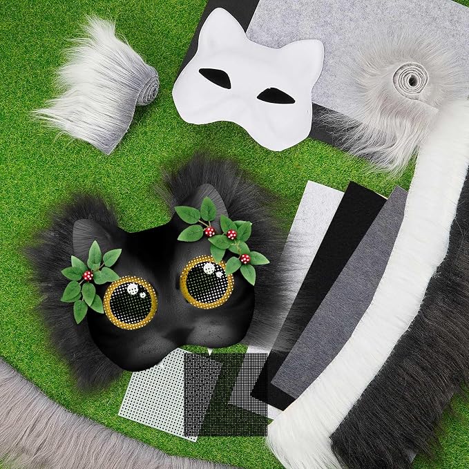 Seenelling DIY Therian Mask Kit Blank Cat Mask - Image 3
