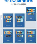 60 Pack 9 Pocket Page Protectors, Sooez Trading Card Sleeves - Image 3