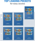 60 Pack 9 Pocket Page Protectors, Sooez Trading Card Sleeves - Image 3