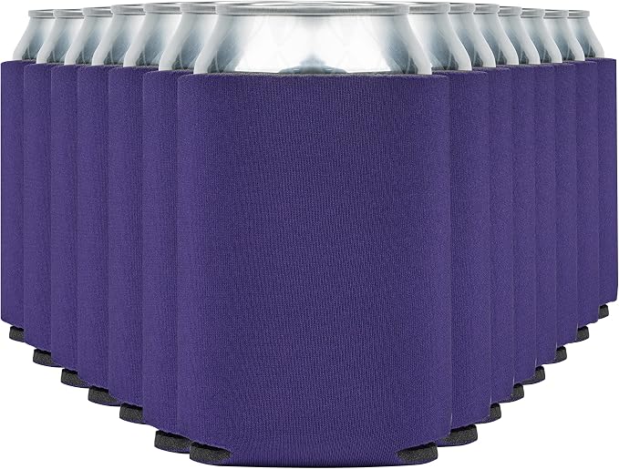Blank Beer Can Cooler Sleeves Soft Insulated Beer Can Coolies by CURRENT+CO.