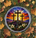 Magnolia Garden 10-Inch Three Crosses Stepping Stone - Image 6