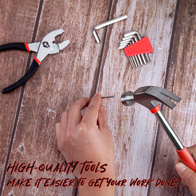 CARTMAN 39-Piece Household Tool Set, DIY projects, furniture setup, and daily - Image 3