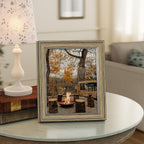 Vittanly 8x10 Picture Frame Set of 4, Vintage Photo Frame - Image 7