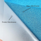 TUMIYA Glitter Sky Blue HTV Vinyl - Image 2