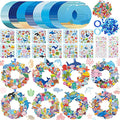 Hollowfly 48 Sets Summer Ocean Wreath Craft Kits DIY Under The Sea Wreath by Hollowfly