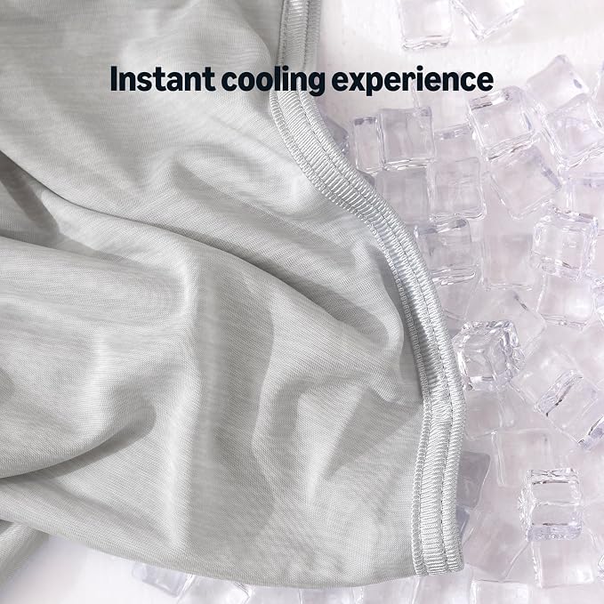 Amazon Basics Cooling Blanket for Hot Sleepers, Reversible Lightweight Thin - Image 3