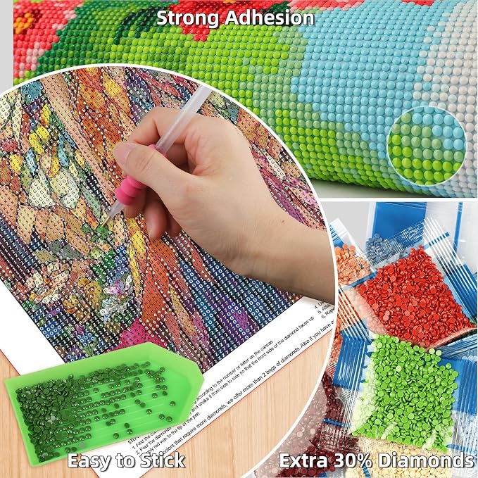 Lxmsja Fairy Stained Glass Diamond Art Kits - Image 4