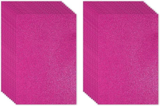PATIKIL 20 Sheets 2mm Glitter Foam Sheet by PATIKIL