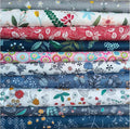 10PCS 18" x 22" Quilting Fat Quarters Fabric Bundles, by Unknown