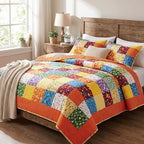 Tudomro 100 Pcs 10'' x 10'' Cotton Fabric Squares - Image 3