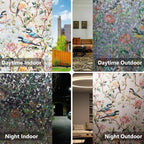 Window Privacy Film Stained Glass 35.4" x 78.7" Rainbow | Static cling – no glue - Image 7
