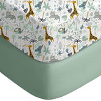 Yoofoss Pack and Play Sheets Fitted, Mini Crib Sheets 2-Pack by YOOFOSS