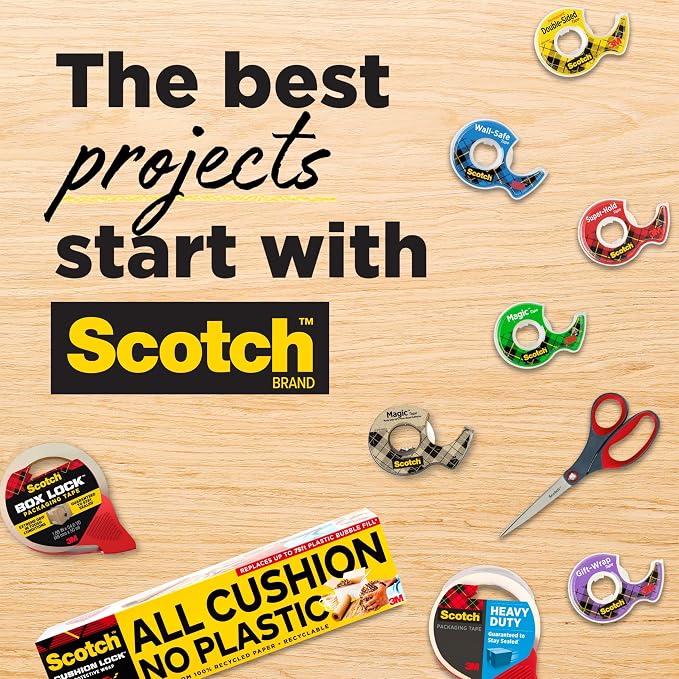 Scotch Double Sided Tape, 3/4 in x 1296 in, 2 Rolls - Image 9