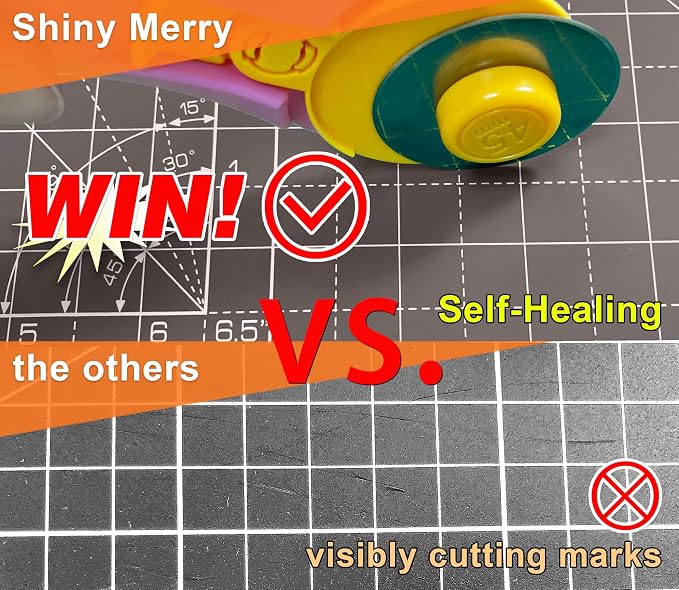 Self Healing Cutting Mat A2 18"x 24" Double Sided Black Mat - Image 5
