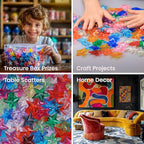 Plastic Stars - Gemstones and Crystals - Pack of 160pcs Vase Filler - Jewels - Image 6