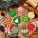 Cinnvoice 60 Pcs Wood Christmas Crafts - Image 2