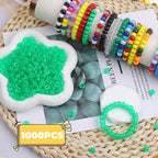 Plastic Pony Beads, for Bracelet, Hair Braiding, Friendship Bracelets, Jewelry - Image 3