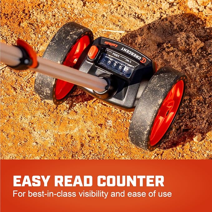 Lufkin 4" SAE Dual Wheel Measuring Wheel | CMW4DUAL - Image 3